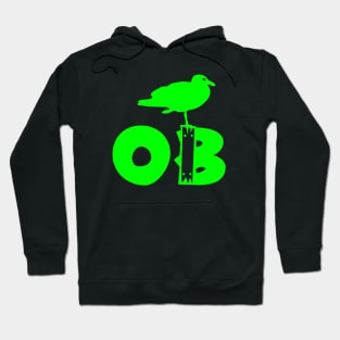 Ocean Beach Stumpy Green Hoodie